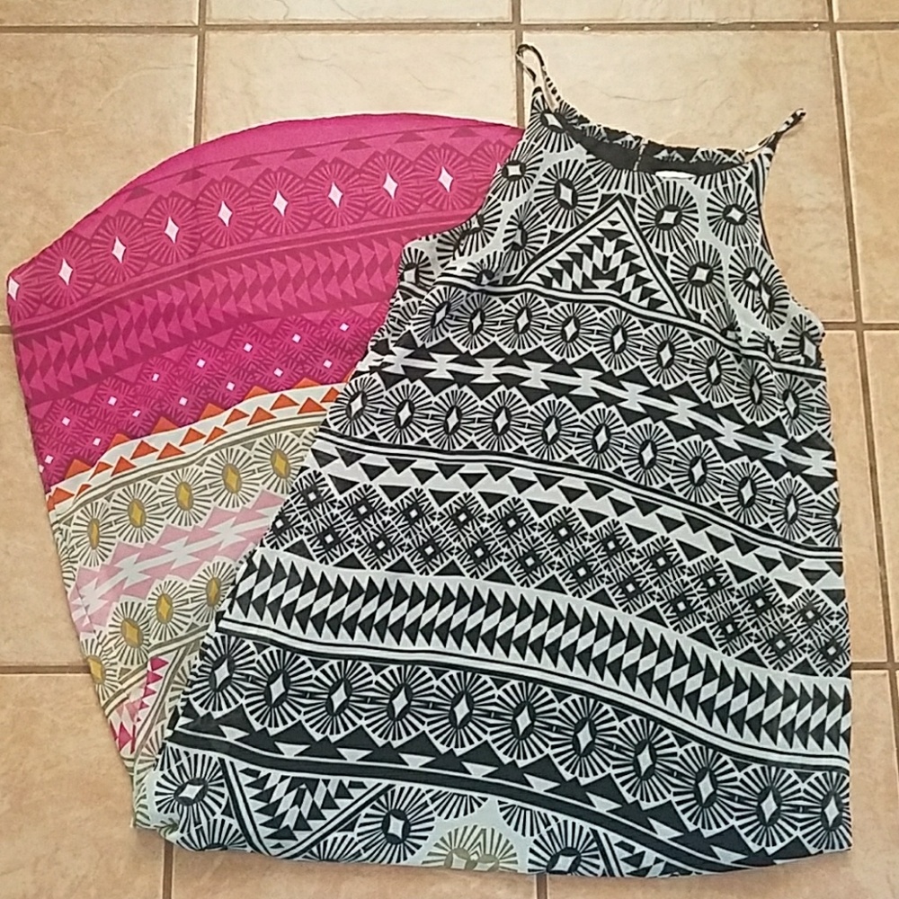 Tribal print maxi dress